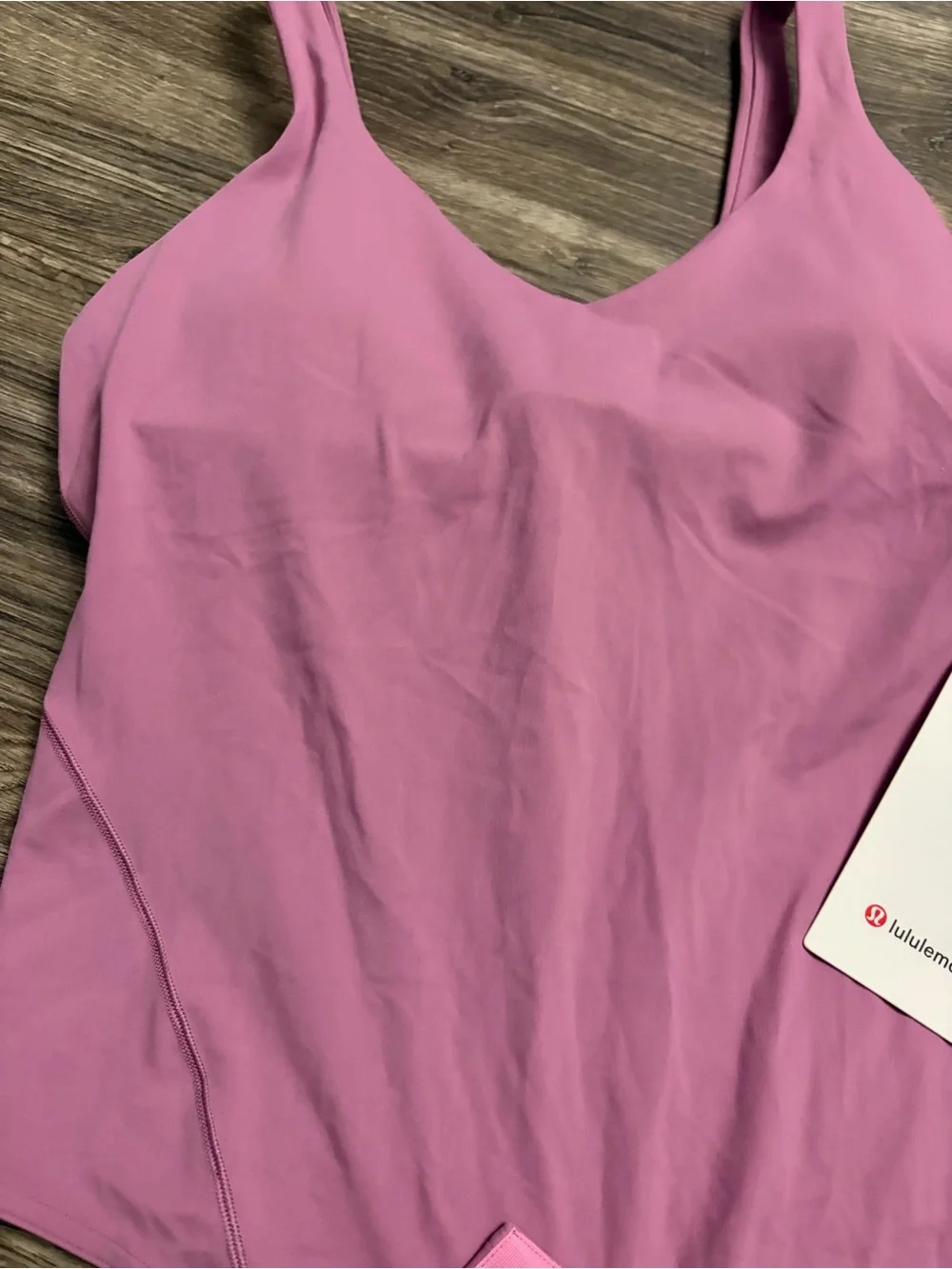 NWT Lululemon Align Bodysuit (Velvet Dust) Size 12
